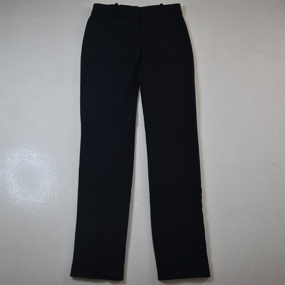 J.CREW 0 Tall Navy Blue 365 Cameron Slim Womens Pants